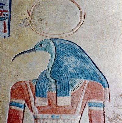 Le dieu Thot, de la tombe du prince Khaemwaset II, fils de Ramsès III (c.1187-1156 av. J.-C.) Nouvel Empire - Egyptian 20th Dynasty